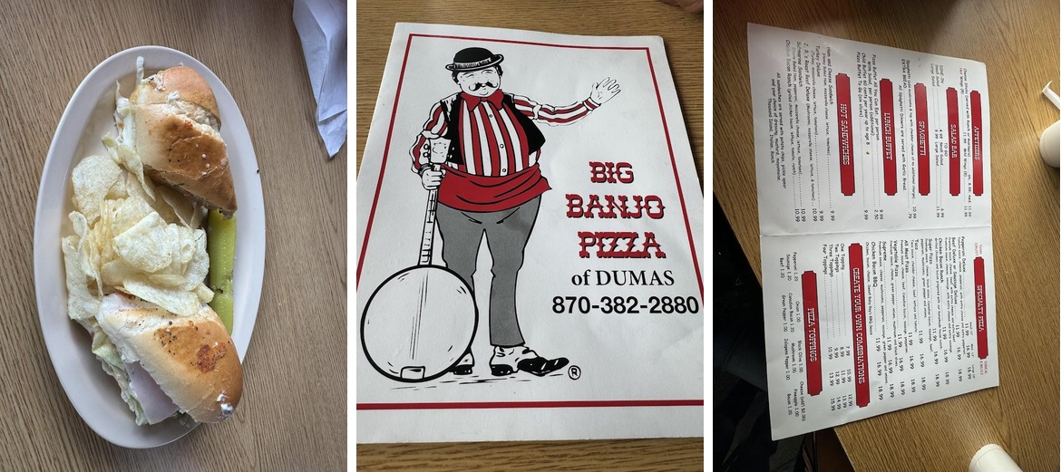 Big Banjo Menu